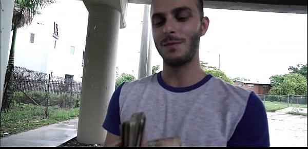  Young Straight Boy Paid By Gay Guy On Street Making Sex Movie POV